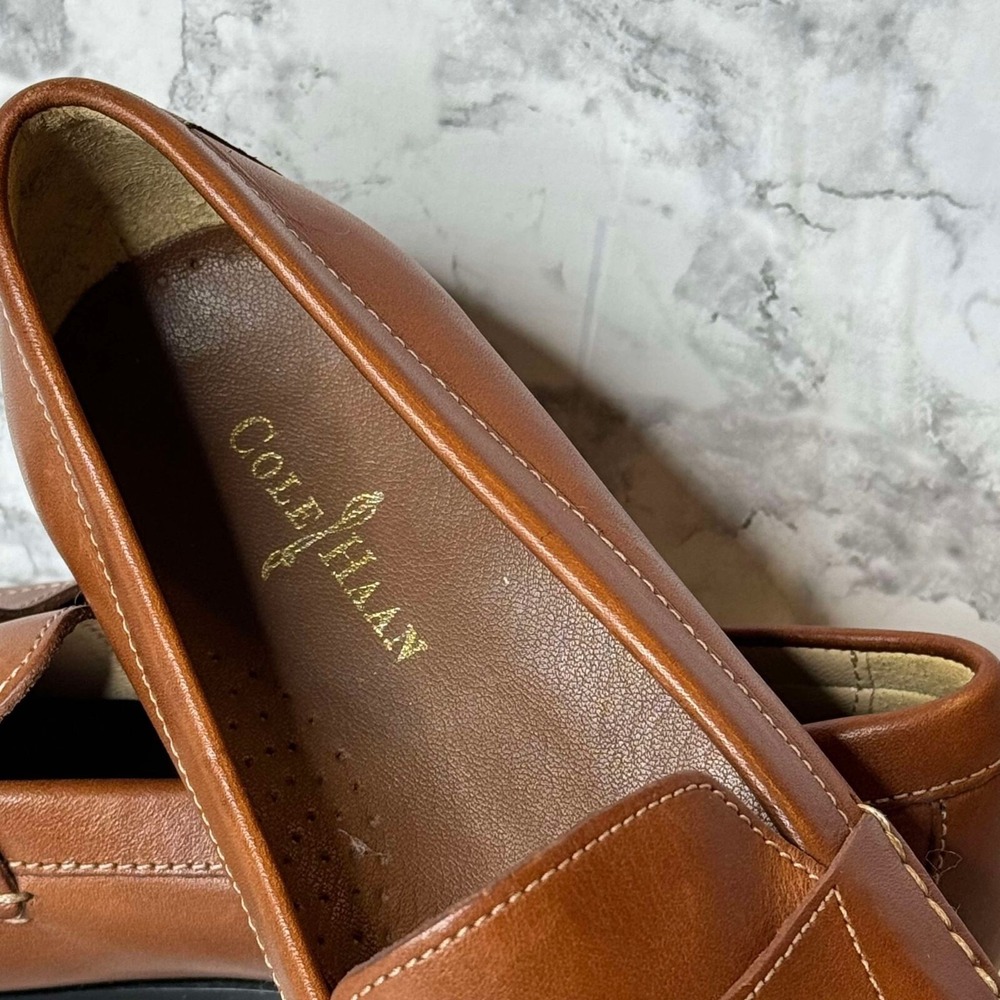 Cole Haan Shoes Pinch Prep Penny Loafers Women's 7B Brown Leather Casual Preppy - Picture 7 of 7